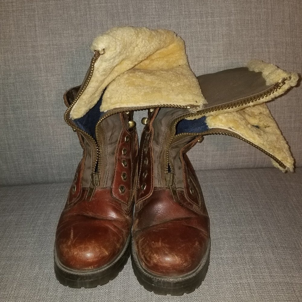 vintage NAUTICA weather brown boots Size US 8 / EU 41